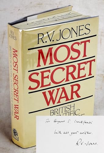 Imagen de archivo de Most Secret War: British Scientific Intelligence 1939-1945 a la venta por WorldofBooks