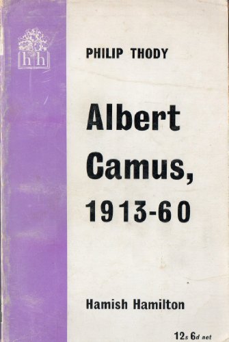 Stock image for Albert Camus, 1913-60 for sale by WorldofBooks