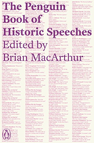 Stock image for The Penguin Book of Historic Speeches for sale by Jenson Books Inc