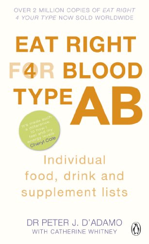 Beispielbild fr Eat Right for Blood Type AB zum Verkauf von Blackwell's