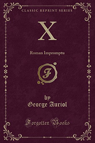 Beispielbild fr X Roman Impromptu Classic Reprint zum Verkauf von PBShop.store US