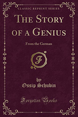 Stock image for The Story of a Genius for sale by PBShop.store US