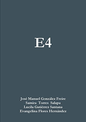 9780244309640: E4 Glosario de Enseanza de Espaol como LE (Spanish Edition)