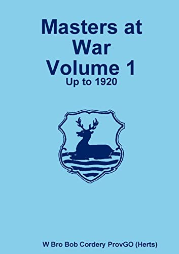 Beispielbild fr Masters at War Volume 1 zum Verkauf von Chiron Media