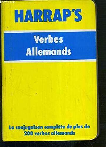 Harrap's Verbes Allemands (9780245500794) by Harrap's Publishing