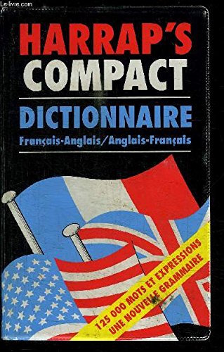 Stock image for Harrap's Compact Dictionnaire Francais-Anglais/Anglais-Francais for sale by Wonder Book
