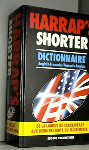 9780245502965: Harraps Shorter Dictionnaire Anglais Fra