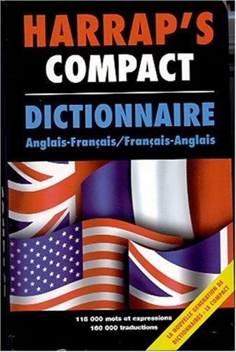 Beispielbild fr Harrap's Compact Dictionnaire Anglais-Franais, Franais-Anglais zum Verkauf von Ammareal