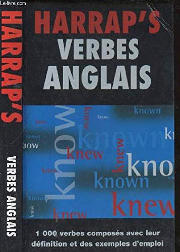 Stock image for Harrap's verbes anglais for sale by Ammareal
