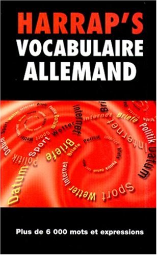 Stock image for Vocabulaire allemand for sale by Ammareal