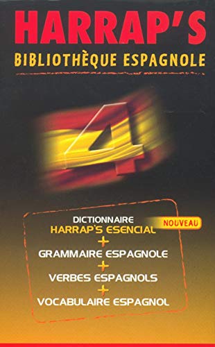 9780245505331: Bibliothque espagnole Harrap's Coffret 4 volumes : Verbes espagnols, Grammaire espagnole, Vocabulaire espagnol, Dictionnaire Esencial franais-espagnol/espagnol-franais