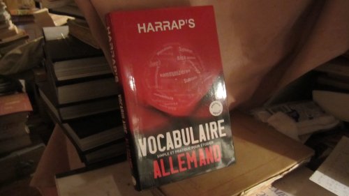 9780245507656: Harrap's Vocabulaire Allemand (French and German Edition)