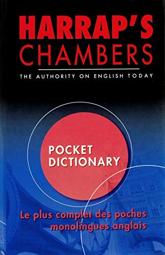 Stock image for Harrap's Chambers Pocket Dictionary (Harrap France) for sale by Better World Books