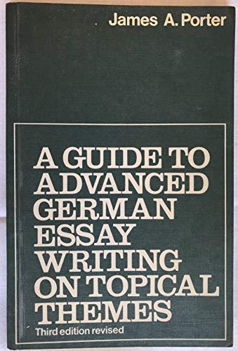 9780245520426: Guide to Advanced Level German Essay Writing on Topical Themes
