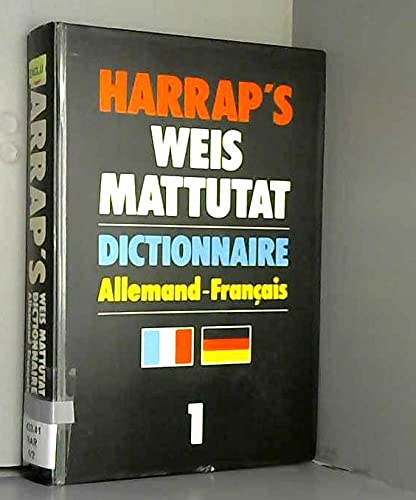 9780245537790: Harrap weis mattutat t 1 allem.franc. 092193