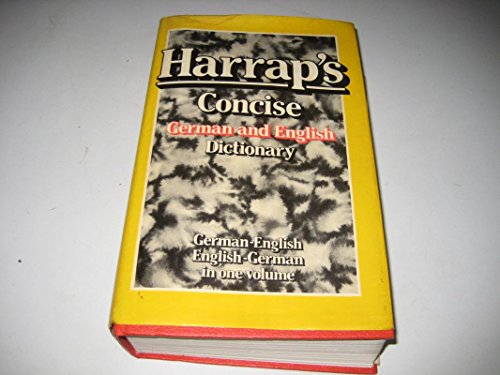 Beispielbild fr Harrap's Concise German and English Dictionary zum Verkauf von WorldofBooks