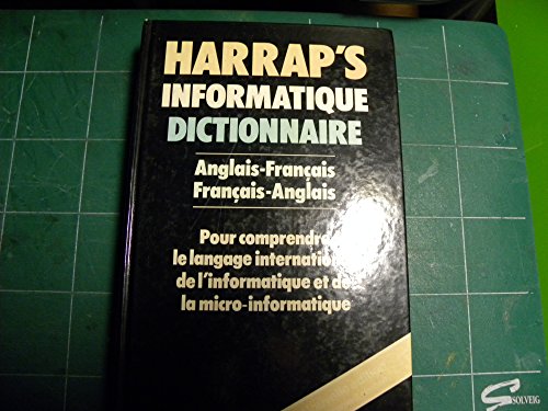 Beispielbild fr Harrap's French and English data processing dictionary zum Verkauf von Wonder Book