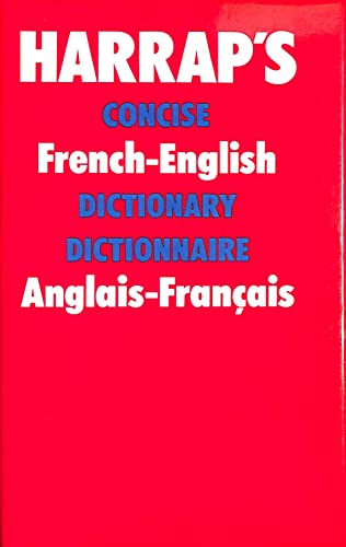 Stock image for Harraps Concise French and English Dictionary for sale by Better World Books