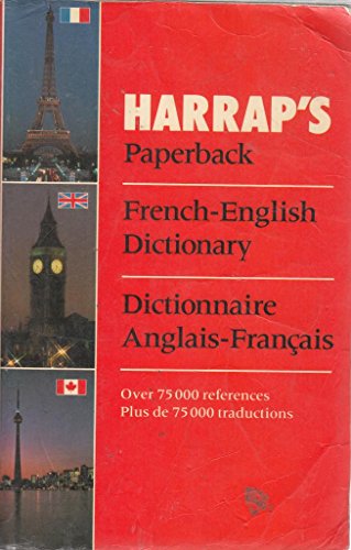 Beispielbild fr Harrap's Paperback French-English Dictionary zum Verkauf von AwesomeBooks