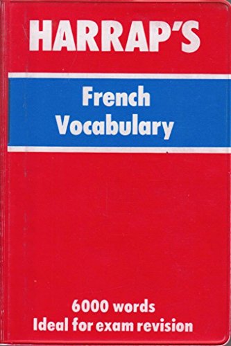 Imagen de archivo de Harrap's French Vocabulary (Mini Study Aids) a la venta por SecondSale