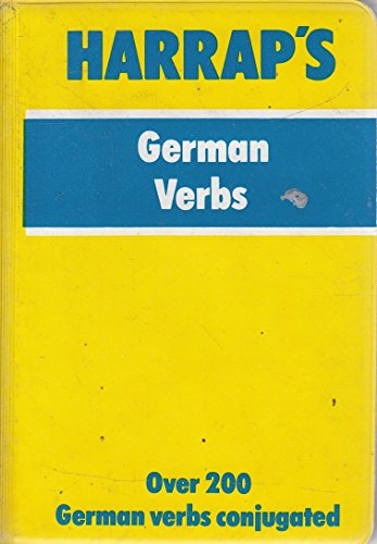 Harrap's German Verbs (Mini Study Aids) (9780245546297) by Lexus