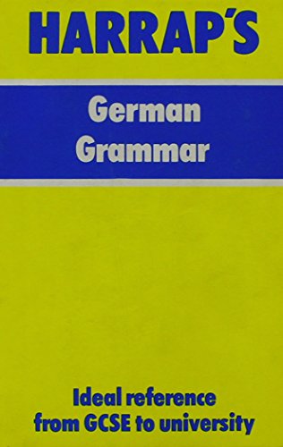 Beispielbild fr Harrap's German Grammar (Mini study aids) zum Verkauf von WorldofBooks