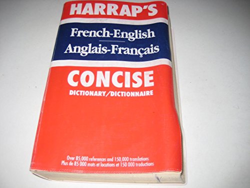 Imagen de archivo de Harrap's concise French-English dictionary: Dictionnaire anglais-franc ais a la venta por HPB Inc.