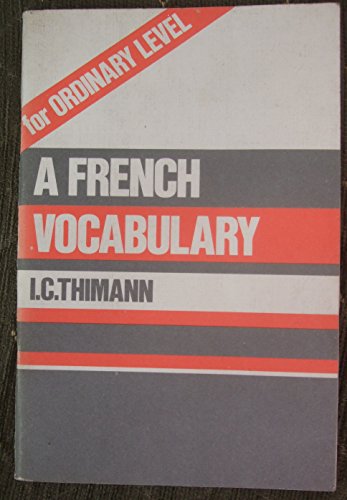 Beispielbild fr French Vocabulary for Ordinary Level zum Verkauf von WorldofBooks