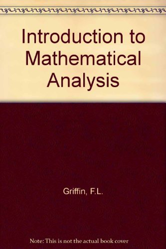 Stock image for Introduction to Mathematical Analysis for sale by ThriftBooks-Atlanta