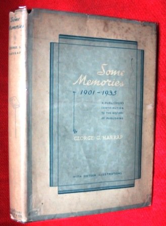 Imagen de archivo de Some Memories 1901-1935 a la venta por Hoffman Books,  ABAA, IOBA