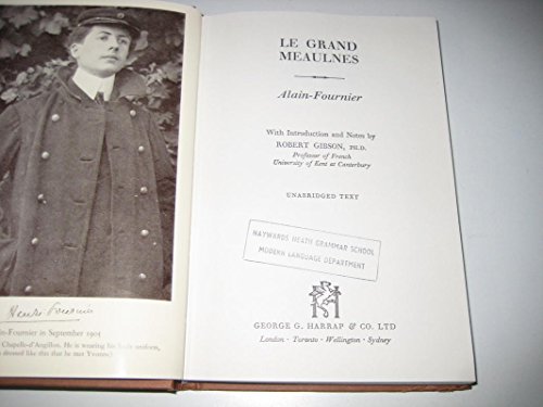 Imagen de archivo de Grand Meaulnes a la venta por Goldstone Books