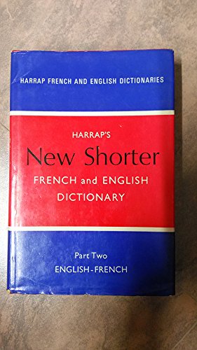 Imagen de archivo de New Shorter French-English, English-French Dictionary: Pt. 2 a la venta por AwesomeBooks
