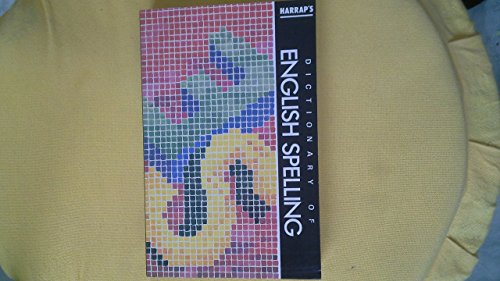 Imagen de stock para Dictionary Of English Spelling