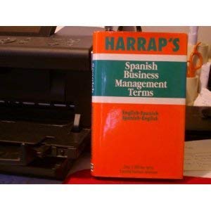 Stock image for Harrap's Spanish Business Management Terms for sale by The Glass Key