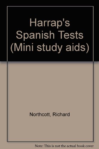 Imagen de archivo de Spanish Tests (Mini study aids) a la venta por Goldstone Books