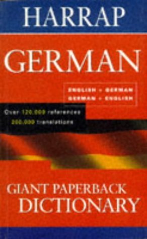 Stock image for Harrap German Giant Dictionary for sale by Better World Books Ltd