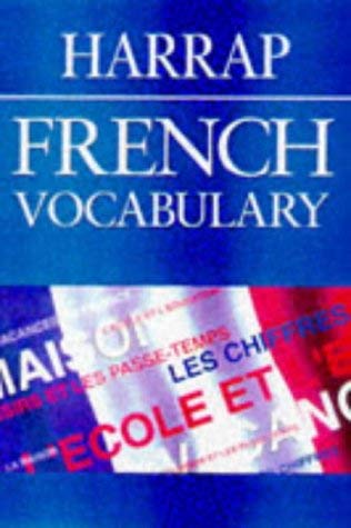9780245606403: Harrap French Vocabulary (Harrap French Study Aids)