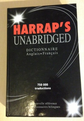 Beispielbild fr Harrap's Unabridged Dictionary Dictionnaire: English-French Anglais-Francais (Volume 1) zum Verkauf von Anybook.com