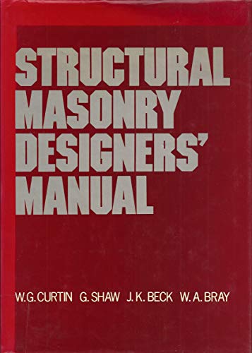 Imagen de archivo de Structural Masonry Designer's Manual a la venta por HPB-Diamond