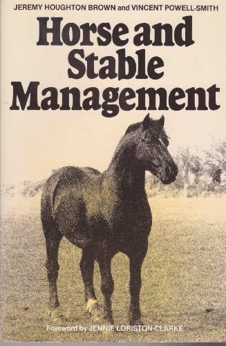 Imagen de archivo de Horse and Stable Management a la venta por AwesomeBooks