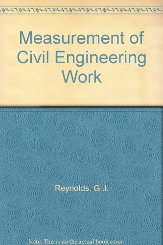 9780246113757: Measurement of Civil Engineering Work
