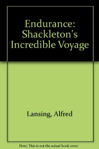 9780246123084: Endurance: Shackleton's Incredible Voyage [Lingua Inglese]