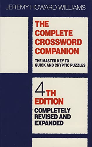 Beispielbild fr The Complete Crossword Companion zum Verkauf von AwesomeBooks