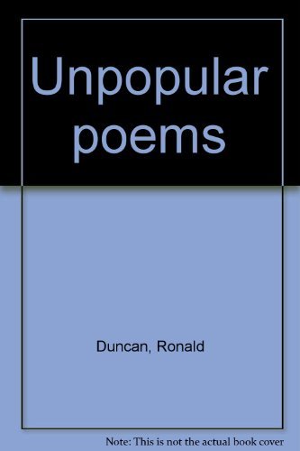 Stock image for Unpopular poems, for sale by dsmbooks
