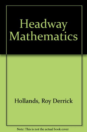 9780247127289: Headway Mathematics: Bk. 1