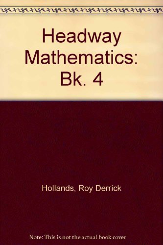 9780247132832: Headway Mathematics: Bk. 4