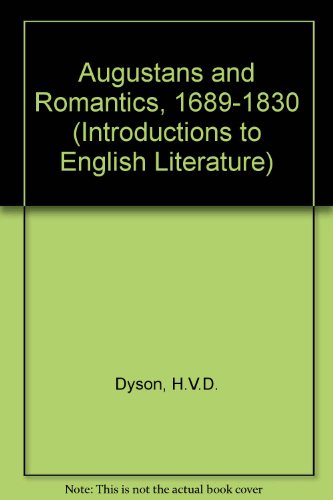 9780248983402: Augustans and Romantics, 1689-1830 (Introductions to English Literature)
