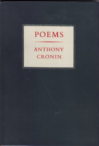 Poems (9780248983648) by Anthony Cronin