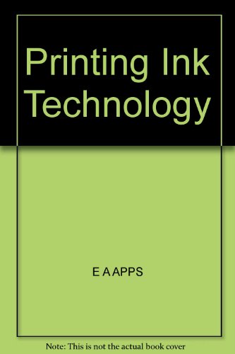 Stock image for Printing Ink Technology for sale by Wonder Book