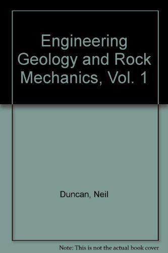 9780249439786: Engineering Geology and Rock Mechanics: v. 1